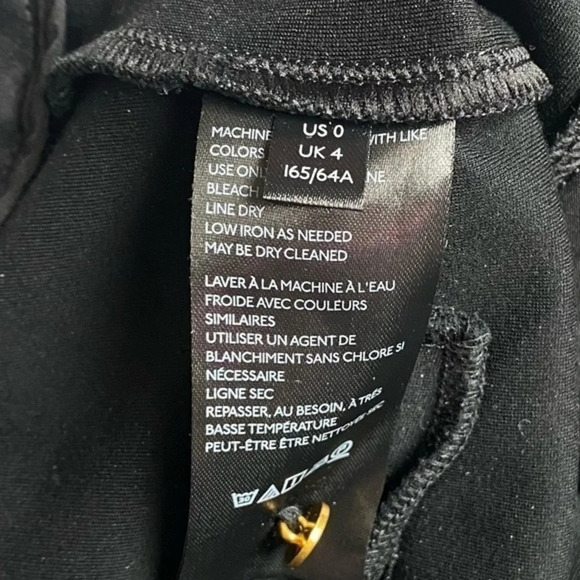 Anthropologie • Solid Black Essential Slim Leather Trim Pocket - Picture 9 of 9